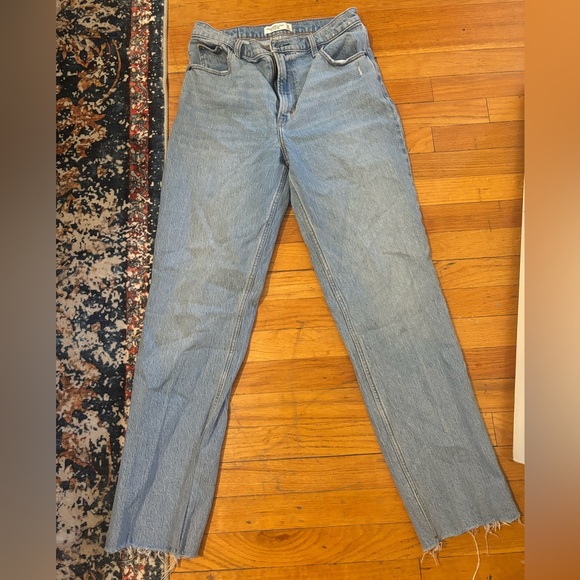Abercrombie the 90s straight ultra high rise - Picture 1 of 2